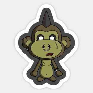 Dead Monkeys - The Punklife one Sticker